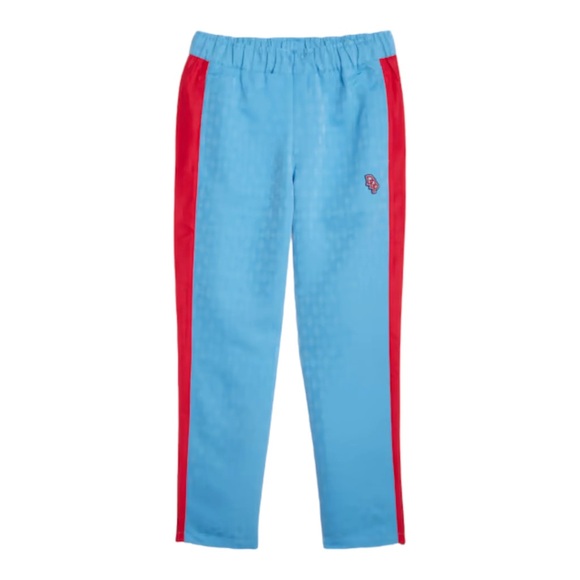 Puma X Dapper Dan Pants Mens Medium Blue T7 Ankle Zip Track Pants Sweatpants New